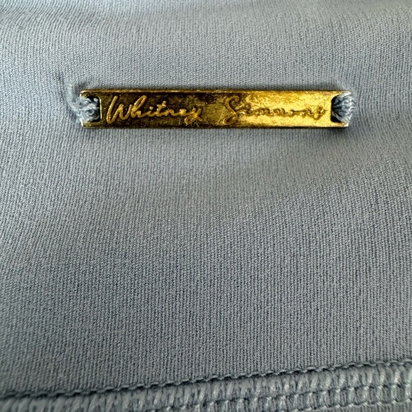 Gymshark x Whitney Simmons light Blue High-Waisted mesh detail Leggings XS - Picture 7 of 16